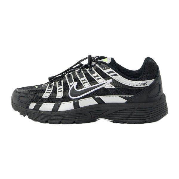 Nike P 6000 Black Metallic Silver-Coloured