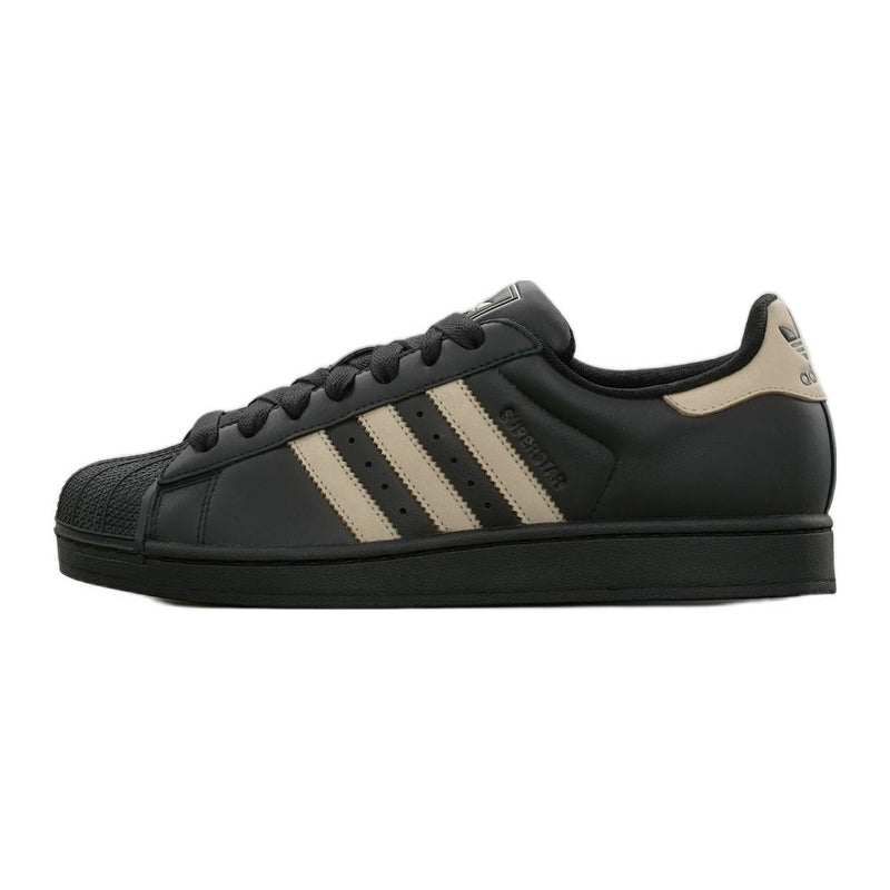 Adidas Superstar II Core Black Khaki Three