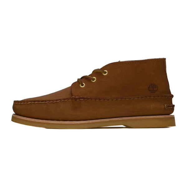 Timberland Vibram Crafted Boat Mid Lace Boot Medium Brown