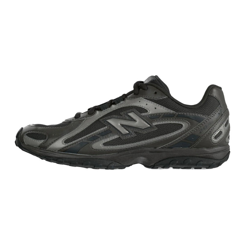 New Balance U204L Black Dark Silver-Coloured Metallic
