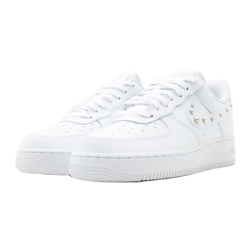 Nike Air Force 1 07 White Metallic Silver-Coloured