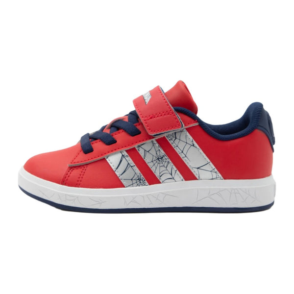 Adidas Grand Court Spider Man Pure Ruby Silver-Coloured Metallic