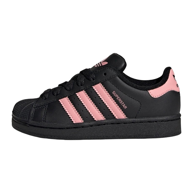 Adidas Superstar II Core Black Glow Pink Core Black