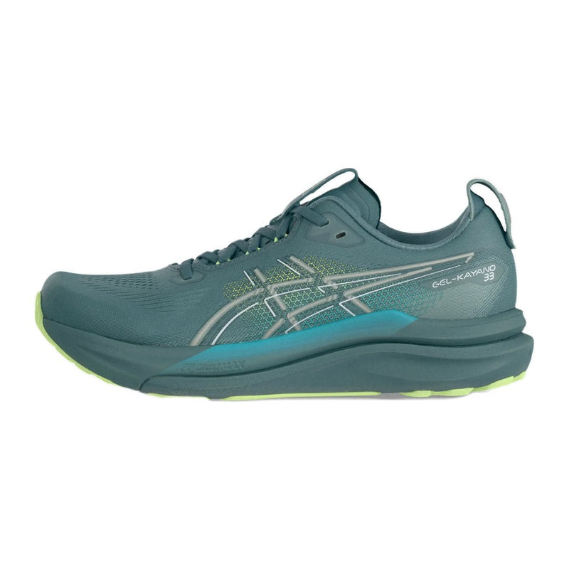 ASICS Gel Kayano 33 Foggy Teal Illuminate Yellow