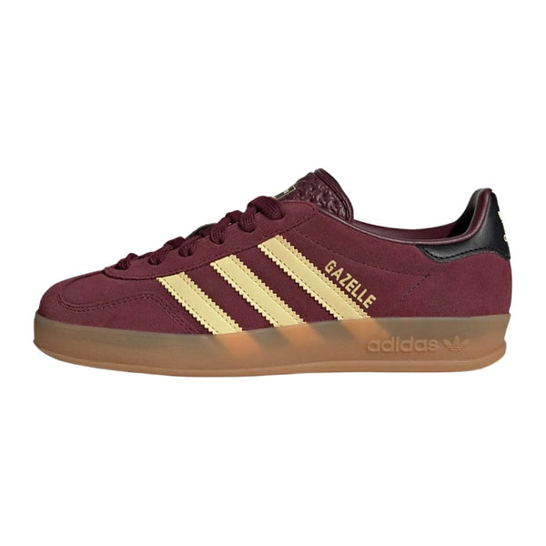 Adidas Gazelle Indoor J Maroon Almost Yellow Gold Metallic