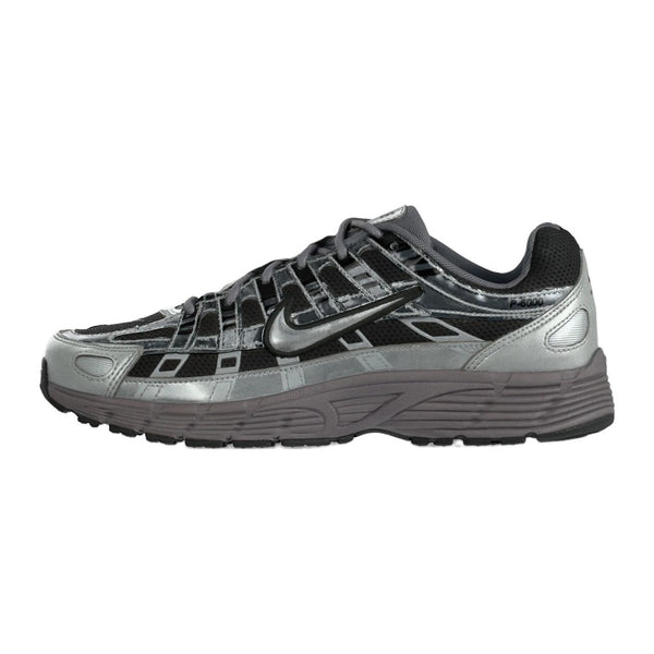 Nike P-6000 Black Metallic Silver-Coloured