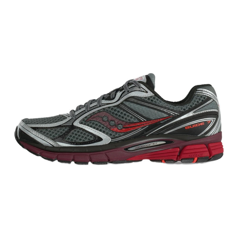 Saucony Progrid Guide 7 Silver-Coloured Maroon