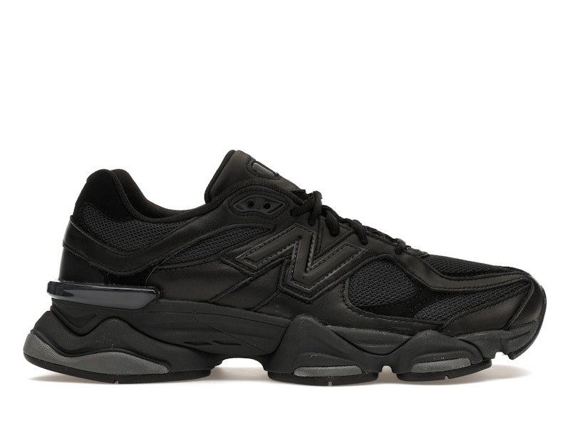 New Balance 9060 Triple Black Leather