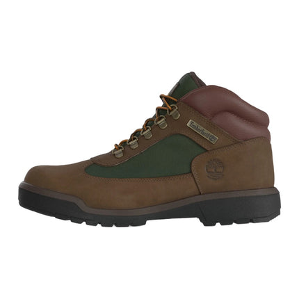 Timberland Field Boot Mid Lace Up Waterproof Hiking Boot Dark Brown