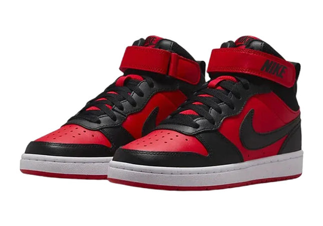 Nike Court Borough Mid 2 Univ Red Black-White