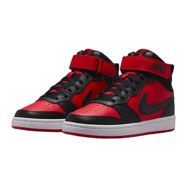Nike Court Borough Mid 2 Univ Red Black-White