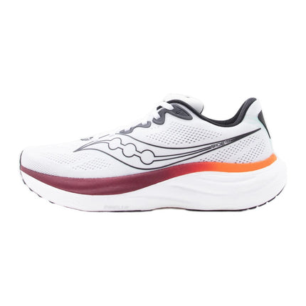 Saucony Ride 19 White Crimson