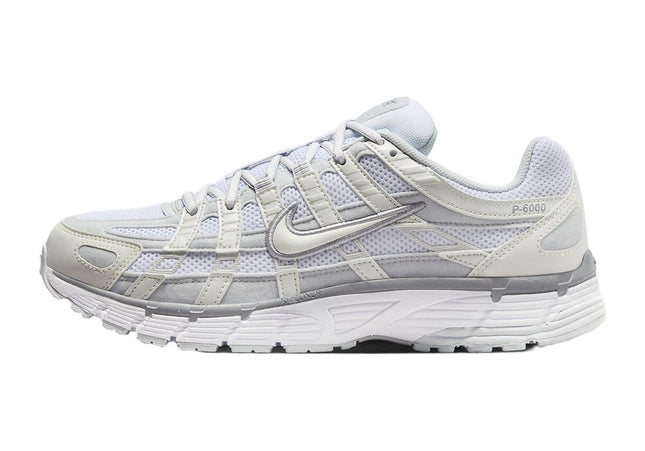 Nike P-6000 Mtlc Summit Wht White-Pure Platinum-Wolf Grey