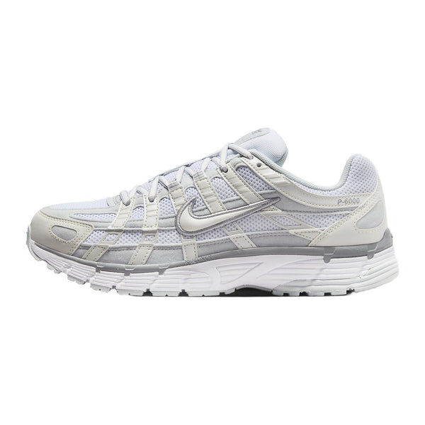 Nike P-6000 Mtlc Summit Wht White-Pure Platinum-Wolf Grey