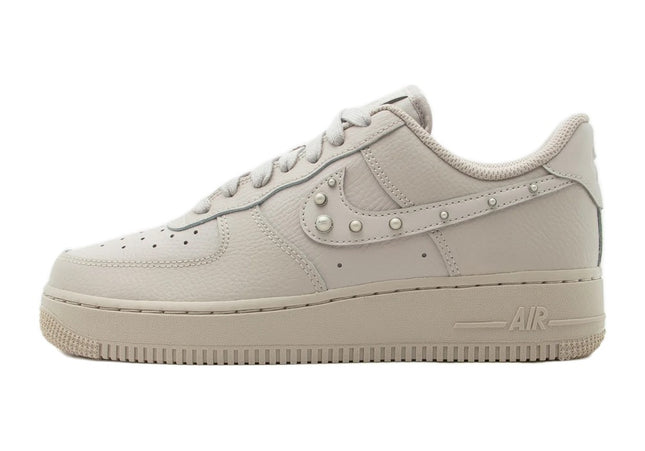 Nike Air Force 1 07 Cream Metallic Silver-Coloured