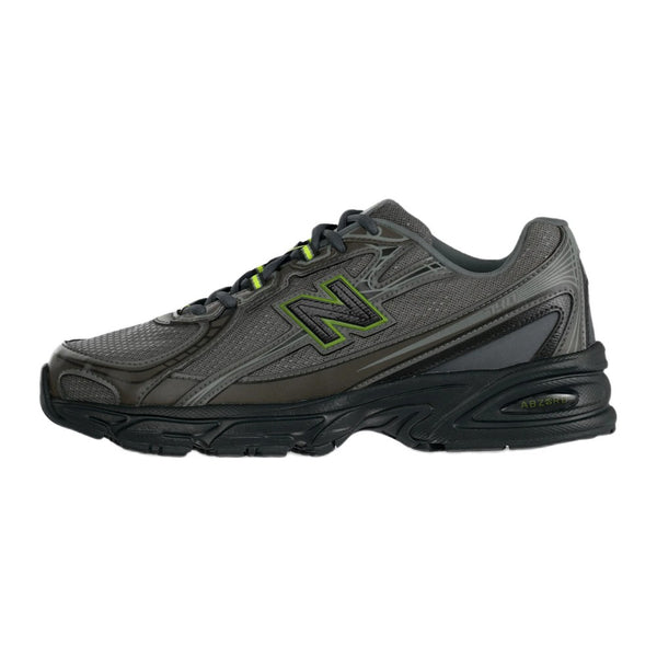New Balance 740 Black Metallic Alkaline Green