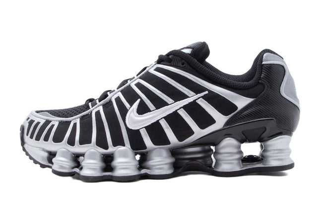 Nike Shox TL Black Metallic Silver-Coloured
