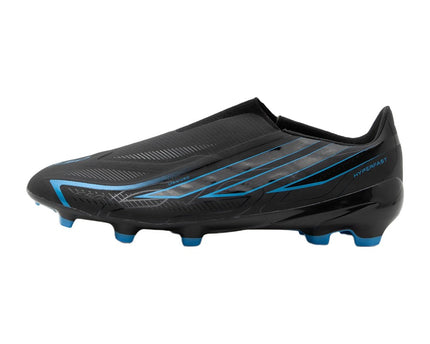 Adidas F50 Hyperfast League Laceless Firm Ground Core Black Lucid Ray Blue