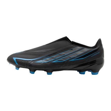 Adidas F50 Hyperfast League Laceless Firm Ground Core Black Lucid Ray Blue