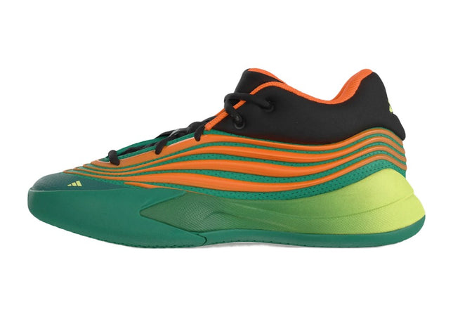 Adidas Dame X Court Green Lucid Orange