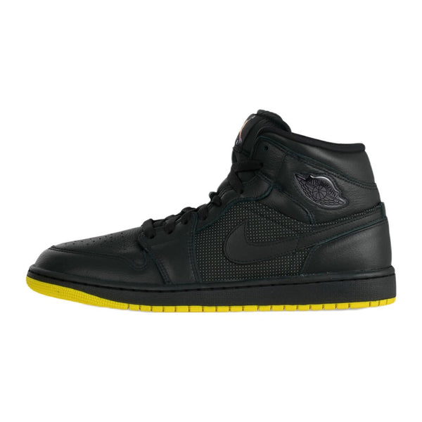 Jordan Air Jordan 1 Mid SE Black Silver-Coloured