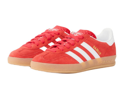 Adidas Gazelle Indoor J Better Scarlet White
