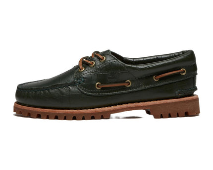 Timberland Authentic 3 Eye Dk Green F Grain W Dk Grn