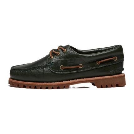 Timberland Authentic 3 Eye Dk Green F Grain W Dk Grn