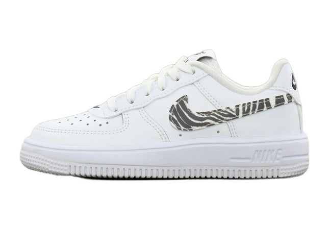 Nike Force 1 Print Lace White Black