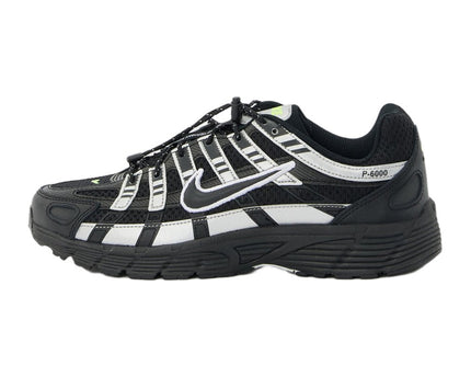 Nike P 6000 Black Metallic Silver-Coloured