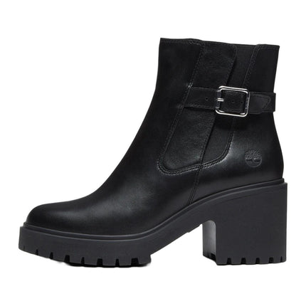 Timberland Stone Heights Mid Chelsea Boot Black Full Grain