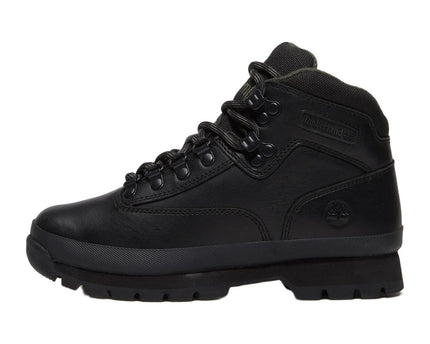 Timberland Euro Hiker Mid Lace Boot Black Full Grain