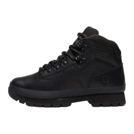 Timberland Euro Hiker Mid Lace Boot Black Full Grain