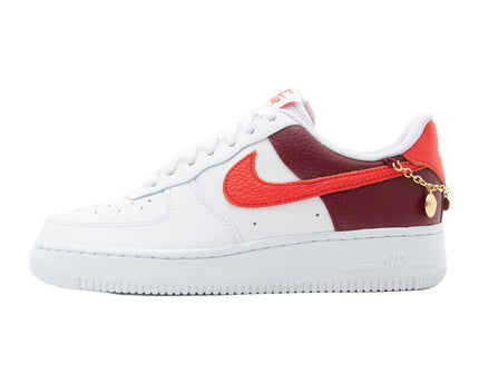 Nike Air Force 1 07 Shoelery White Team Red