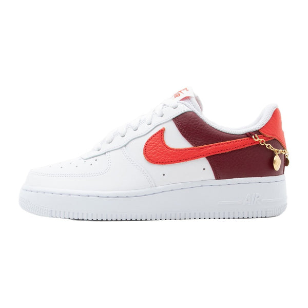Nike Air Force 1 07 Shoelery White Team Red