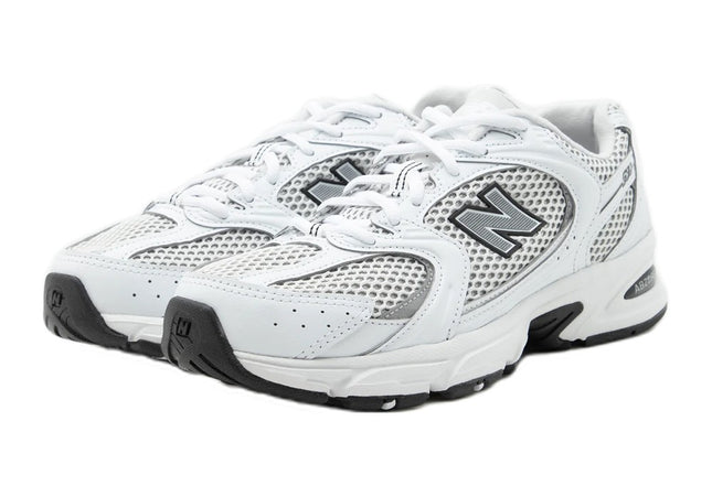 New Balance U530 White Silver-Coloured Metallic