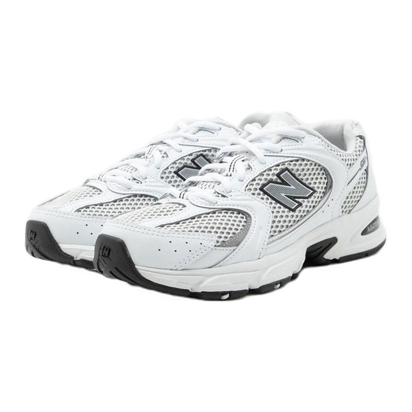New Balance U530 White Silver-Coloured Metallic