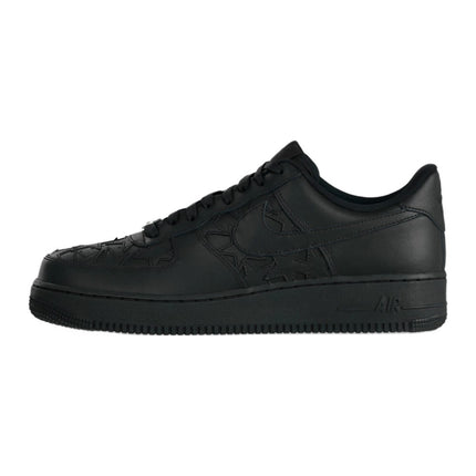 Nike Air Force 1 07 LV8 Edge Black Metallic Silver-Coloured