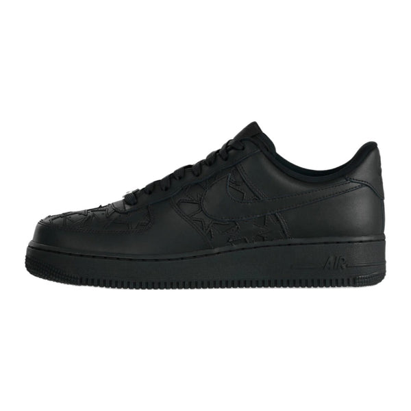 Nike Air Force 1 07 LV8 Edge Black Metallic Silver-Coloured