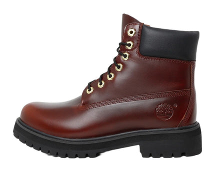 Timberland Heritage 6 in Lace Waterproof Boot Burgundy Full Grain