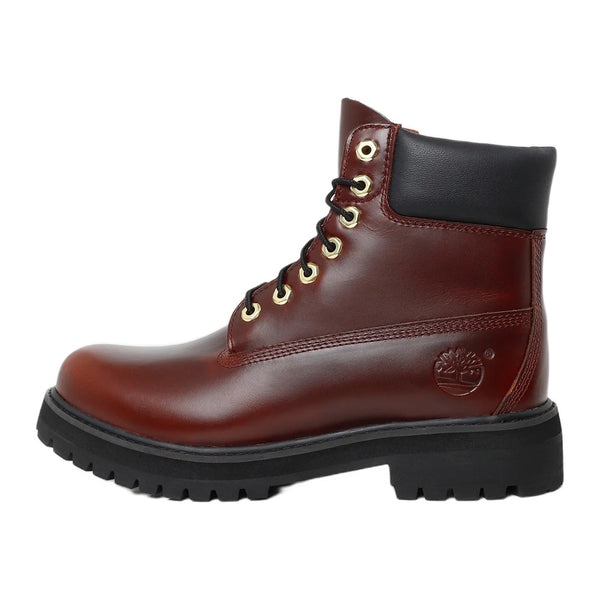 Timberland Heritage 6 in Lace Waterproof Boot Burgundy Full Grain