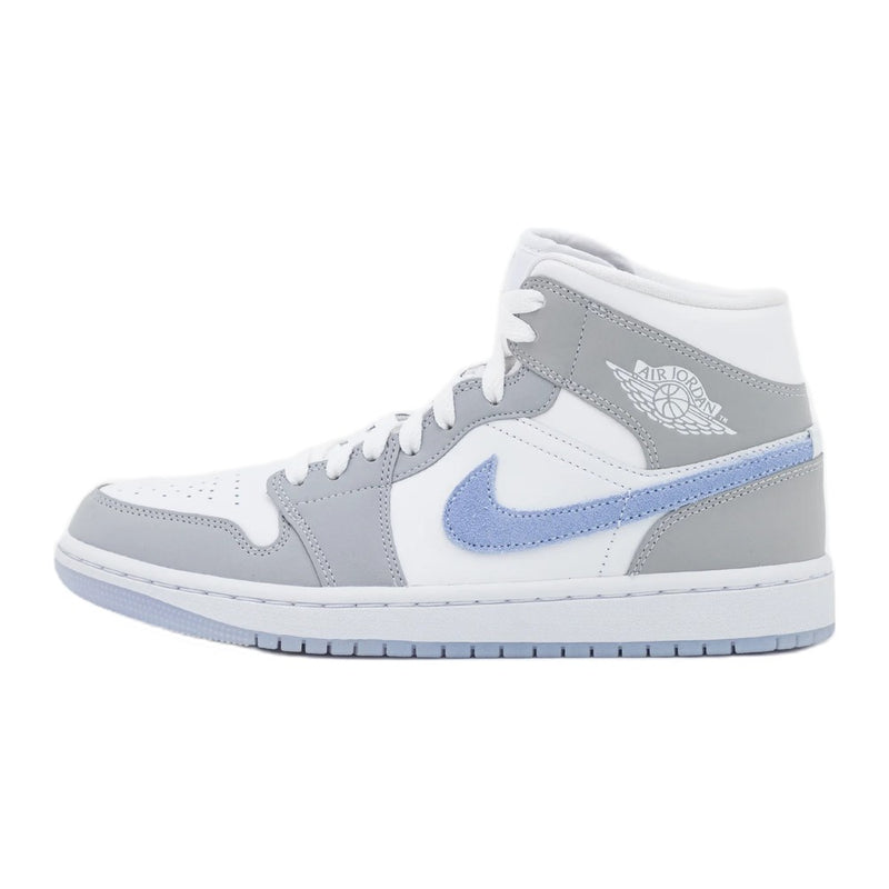 Jordan Air Jordan 1 Mid White Aluminum