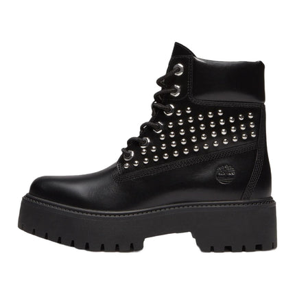 Timberland Stone Street 6 Inch Lace Waterproof Boot Stud Black