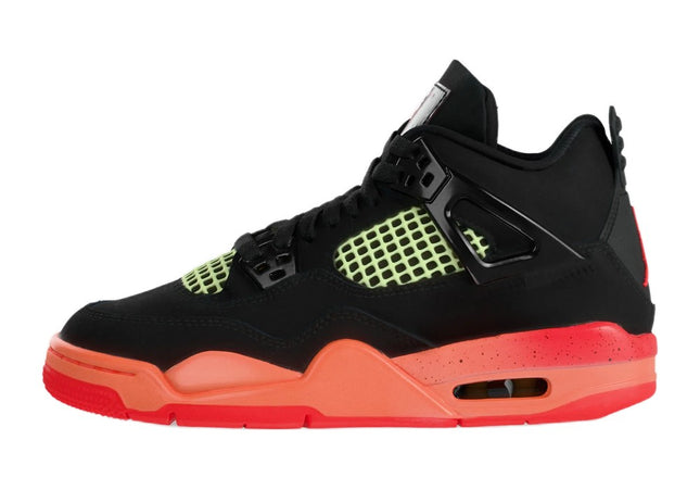 Jordan Air Jordan 4 Retro Black Infraredbright Mango