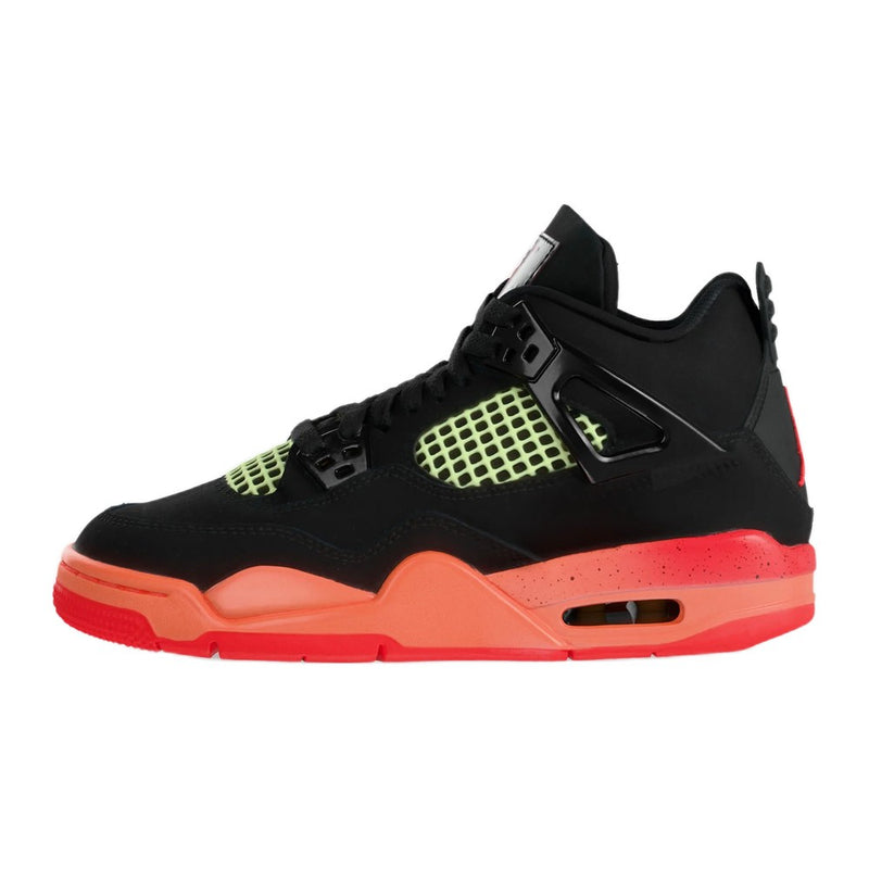 Jordan Air Jordan 4 Retro Black Infraredbright Mango