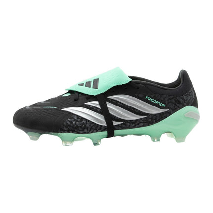 Adidas Predator Pro Fold-Over Tongue Firm Ground Core Black Silver-Coloured Metallic