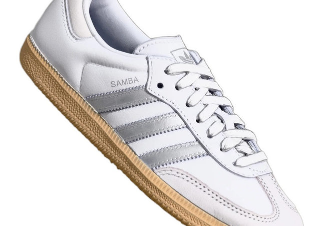 Adidas Samba OG Footwear White Silver Metallic