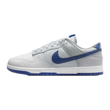 Nike Shoes Dunk Low Retro White Pure Platinum Wolf Grey Deep Royal