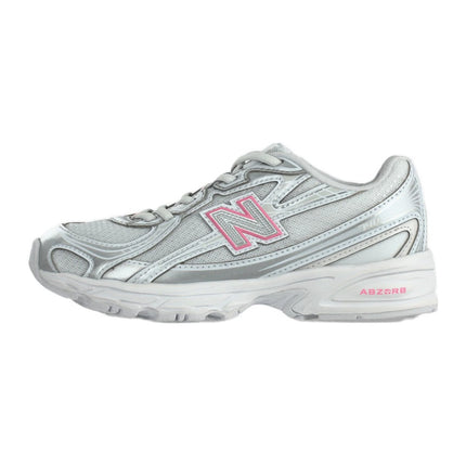 New Balance 740 Silver-Coloured Metallic Signal Pink