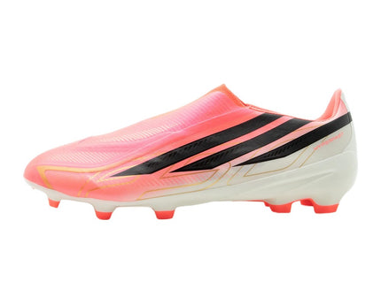 Adidas F50 Hyperfast League Laceless Firm Ground Solar Turbo Core Black